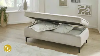 Sofa Hocker mit Stauraum-Funktion